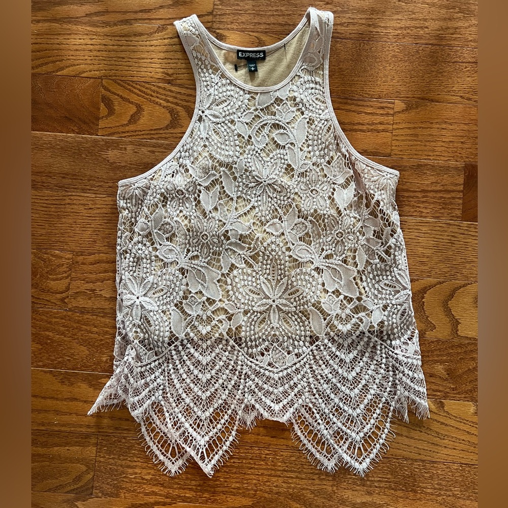 Express Lacey halter/tank top